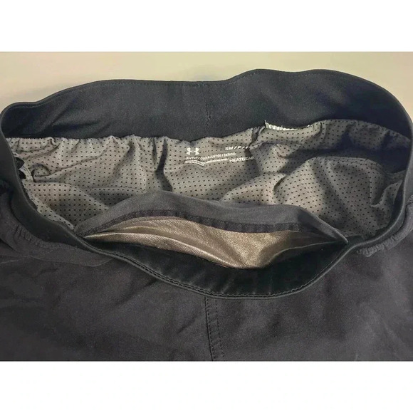 Men's Under‎ Armour Shorts SM Black/Light Blue - Picture 3 of 7